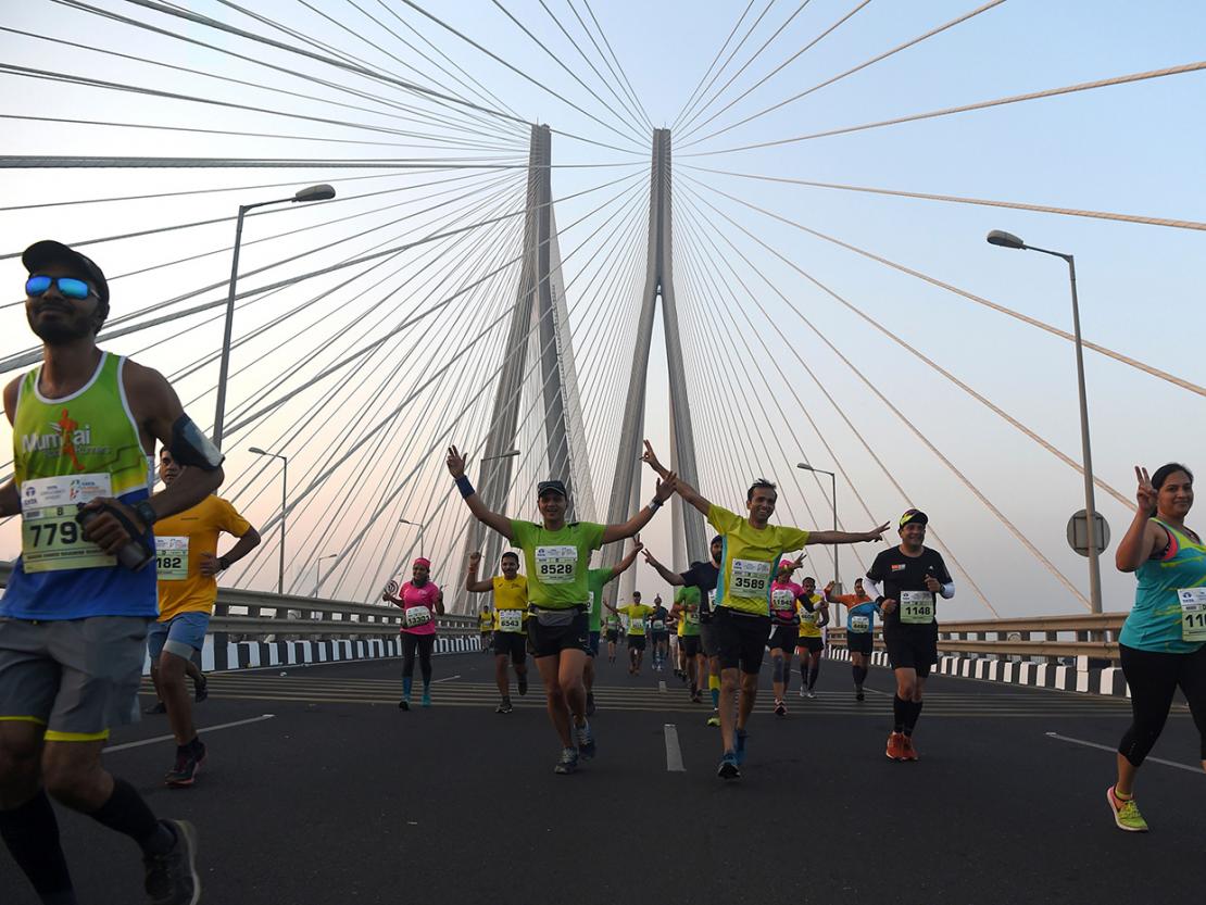 City on the run Snapshots from the Tata Mumbai Marathon Forbes India